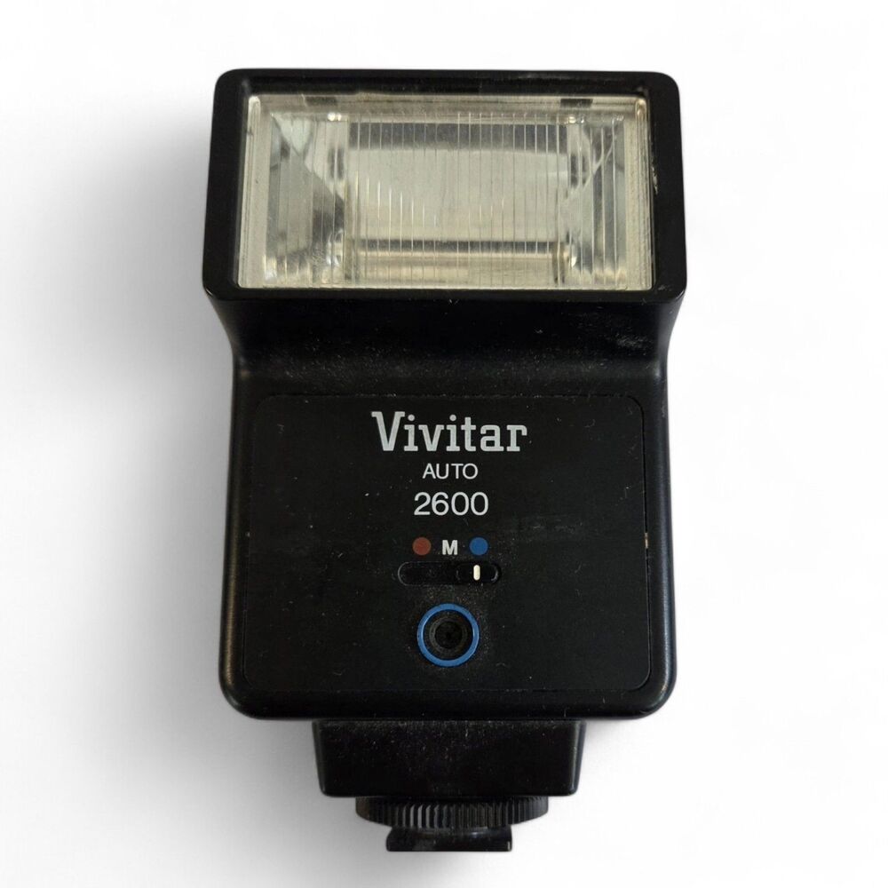 Vivitar Auto 2600 Electronic Flash – Vintage Camera Flash –‎ Tested Power On